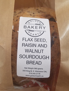 Bread - Flax Seed, Raisin and Walnut Sourdough Bread (Golden Hearth)
